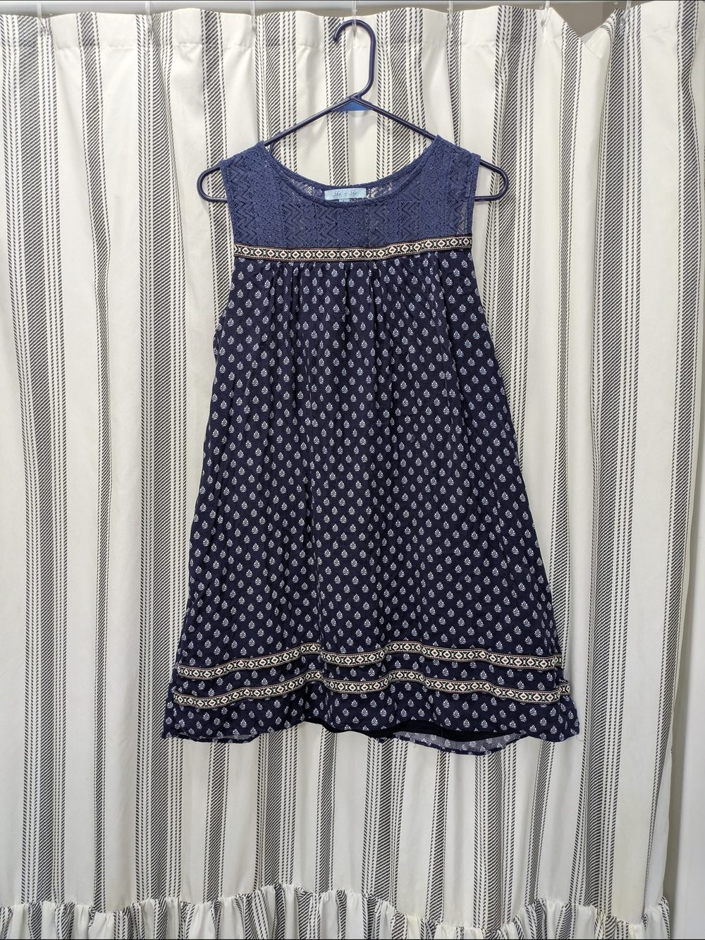 She + Sky Navy Blue Dress